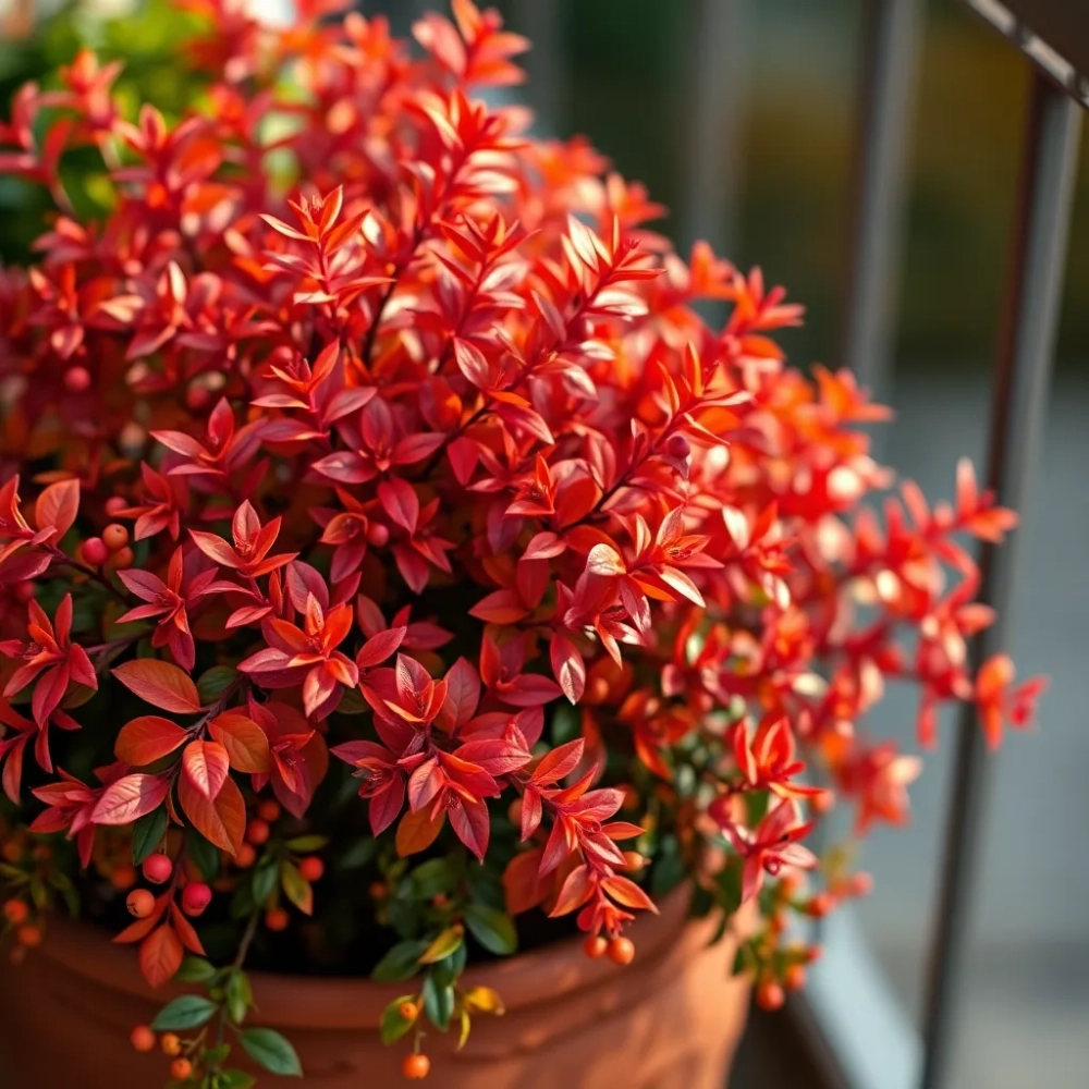 Kompozycje z trzmieliny w donicy