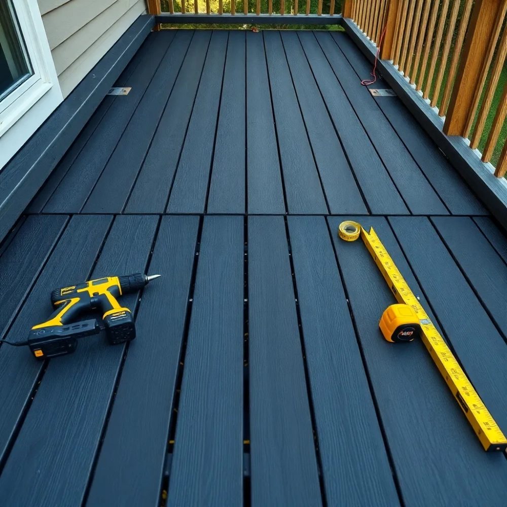 Montaż tarasu z desek kompozytowych cena