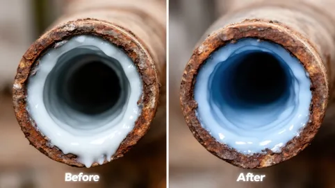 doszczelnianie wewnętrznej części instalacji gazowych za pomocą emulsji polimeryzującej