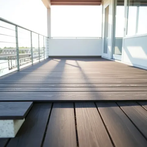 Montaż desek kompozytowych na balkonie