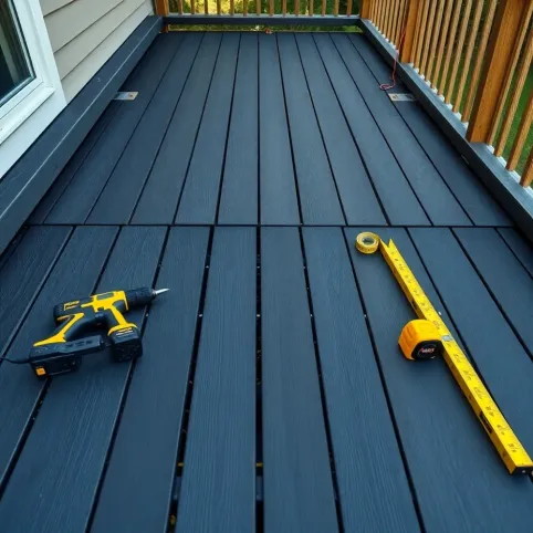 Montaż tarasu z desek kompozytowych cena