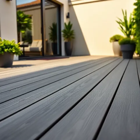 Taras z deski kompozytowej